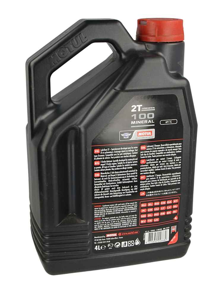 Olej MOTUL 100 2T 4 l MOTUL 104025 — ujęcie 12
