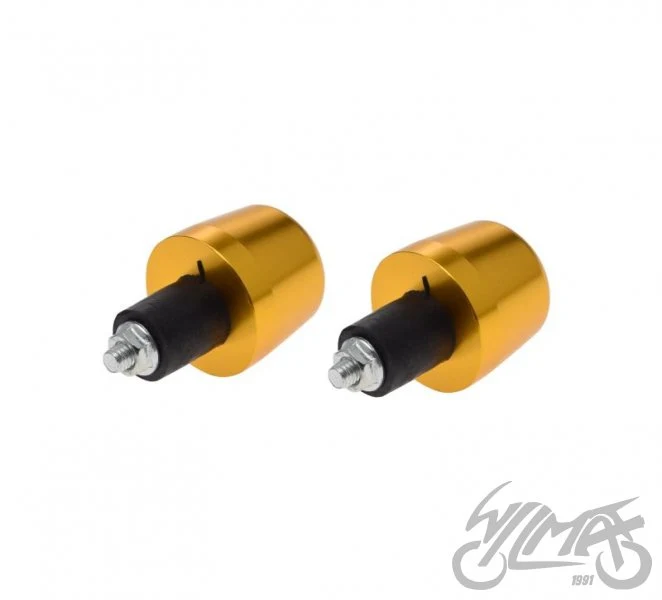 Końcówki kierownicy jasnozłote 05/36 mm — II gatunek, porysowane, para — ujęcie 3