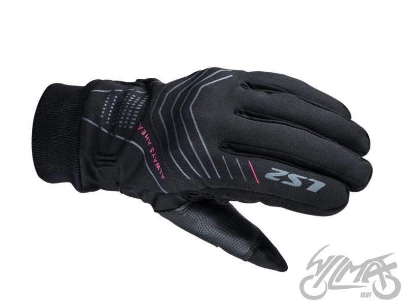Rękawice motocyklowe LS2 Civis damskie Black — L — ujęcie 1