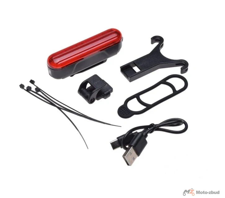Lampka rowerowa tylna LED USB