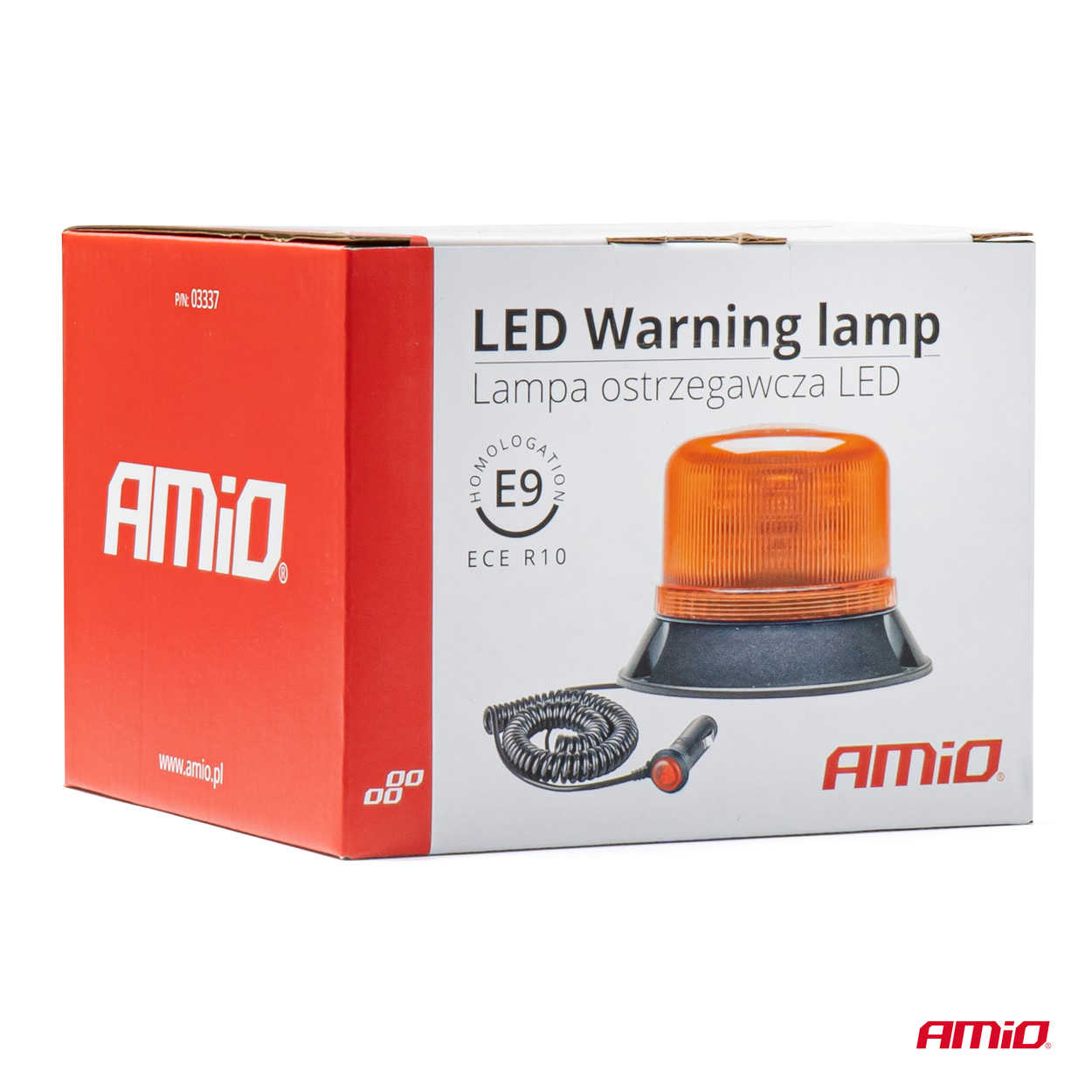 Lampa ostrzegawcza błyskowa kogut 60 LED W22M 12 V 24 V — ujęcie 7