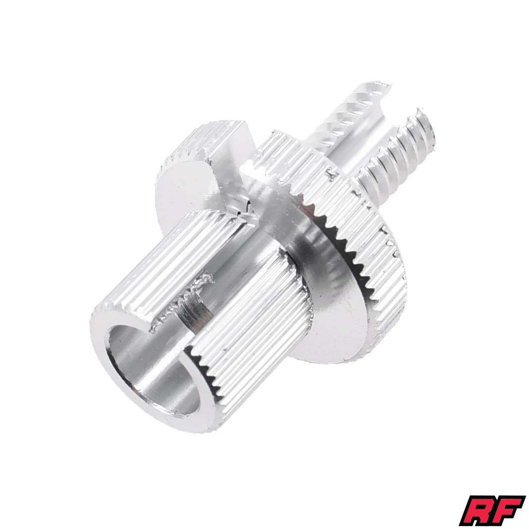 Napinacz linki M8 30 mm aluminium CNC srebrny Racing Force — ujęcie 1
