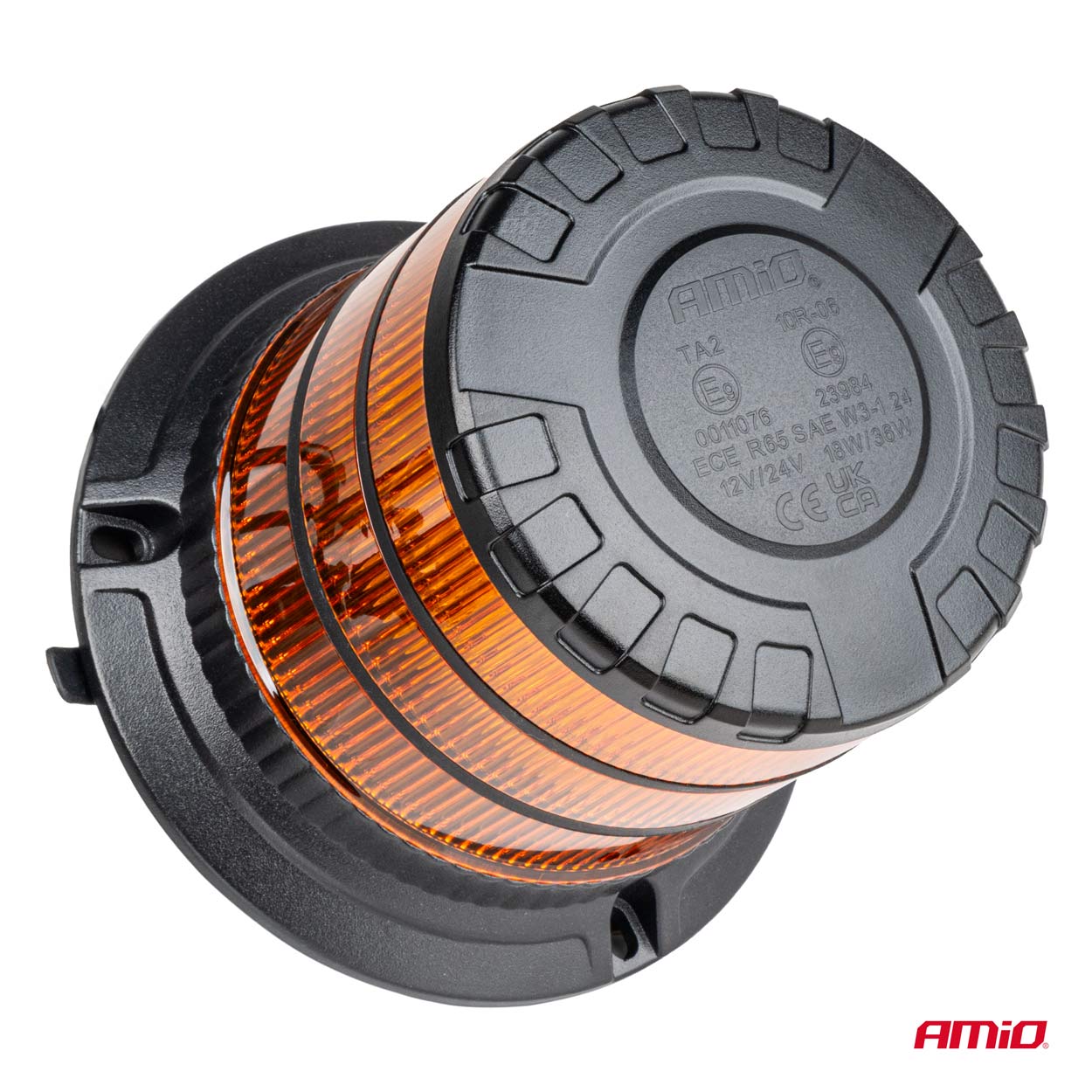Lampa ostrzegawcza błyskowa kogut LED W30M 12 V 24 V — ujęcie 3