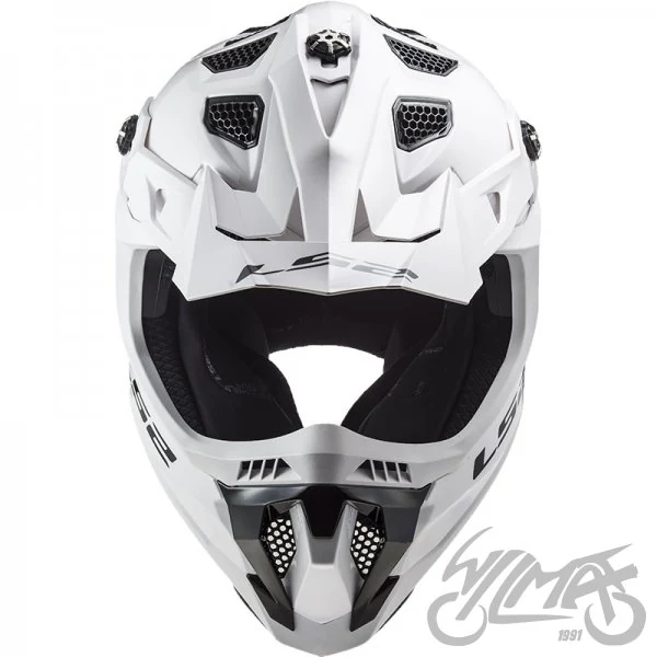 Kask crossowy LS2 MX700 Subverter Evo II Solid White — M — ujęcie 3