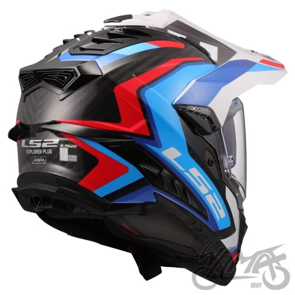 Kask LS2 MX701 Explorer C Frontier II Wh.Bl. — rozmiar L — ujęcie 4