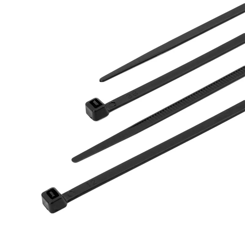 Opaska kablowa zaciskowa trytytka nylonowa czarna 3х250mm 100szt Polax — ujęcie 4