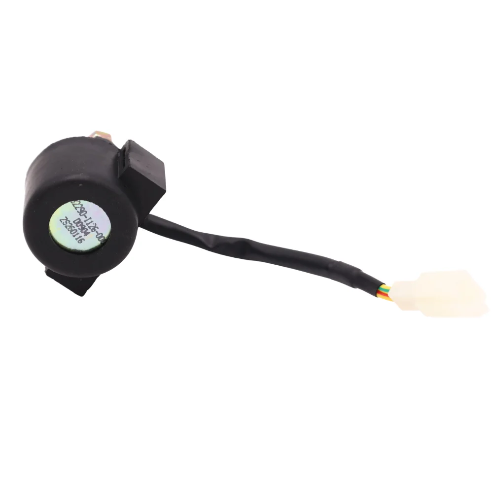 Junak RX2 przekaźnik rozruchu (elektromagnes) (krótki kabel) (kostka 2 piny) (kostka żeńska) — ujęcie 2