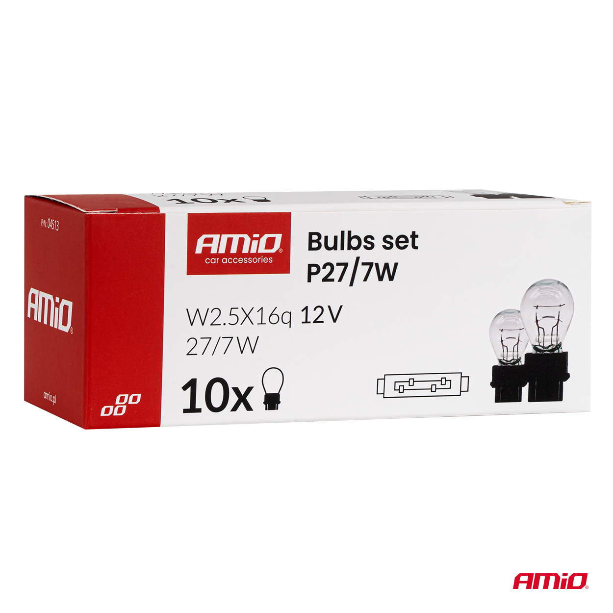 Żarówki halogenowe P27/7W 12 V 27/7W W2.5X16q 10 szt. — ujęcie 4