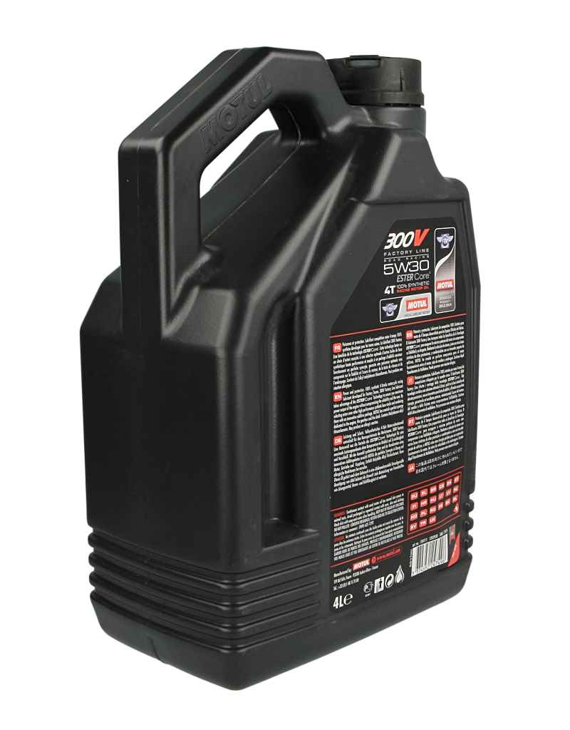 Olej 5W30 MOTUL 300 V factory line road 4T 4 l — ujęcie 12