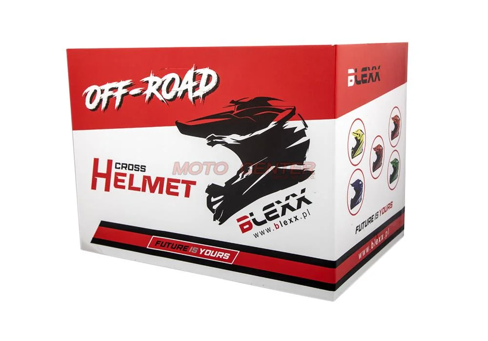 Kask crossowy BLEXX Dziecięcy MD-911 Junior czarny mat/grafit M Homologacja ECE 22.06 — ujęcie 8