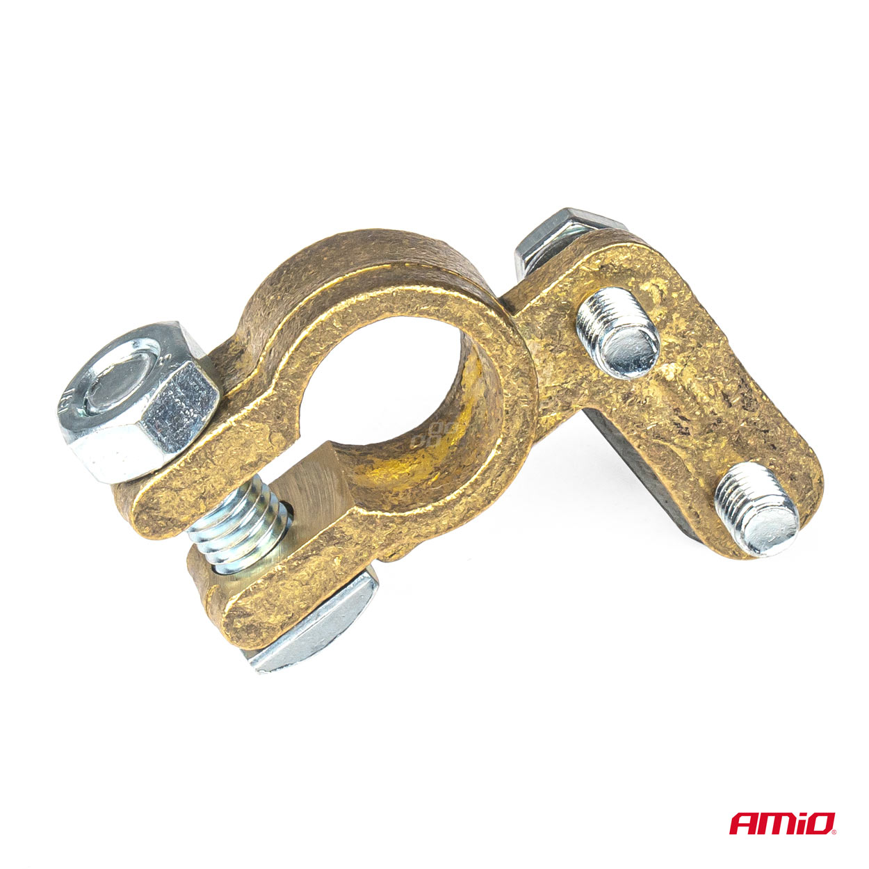 Klema akumulatora mosiądz wzmacniana MINUS — ujęcie 2