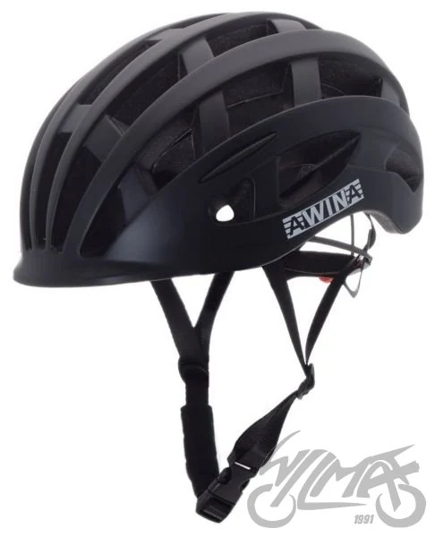 Kask rowerowy Awina by MOON urban L czarny mat — KS10-2 — ujęcie 1