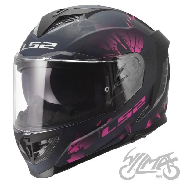 Kask LS2 FF818 Storm III burst Black pink — rozmiar M — ujęcie 1