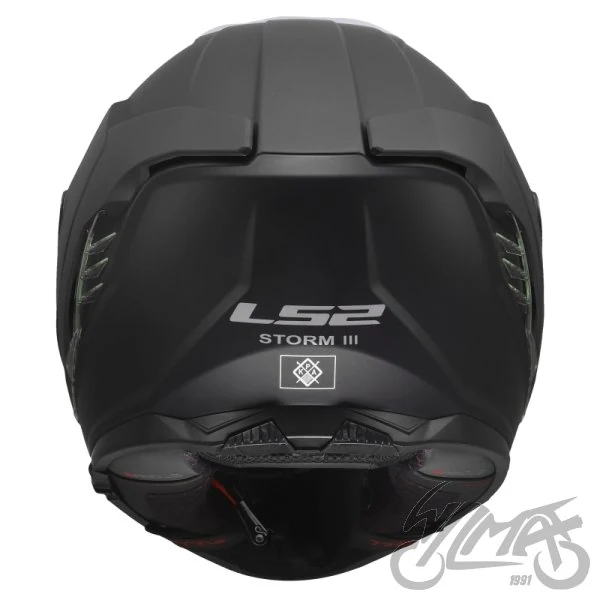 Kask LS2 FF818 Storm III Solid Matt Black — rozmiar S — ujęcie 4
