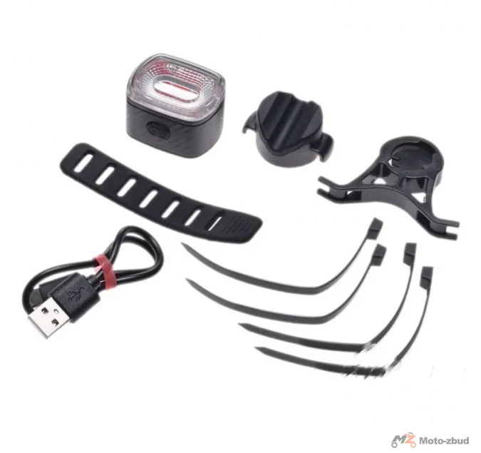 Lampa rowerowa tył LED podsiodłowa USB