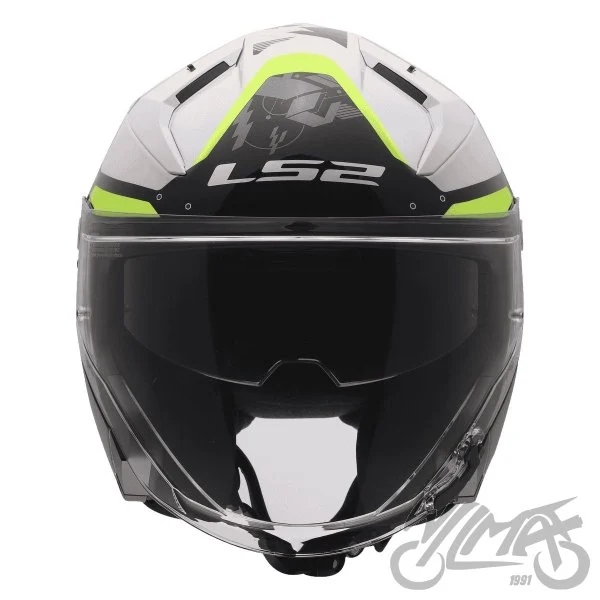 Kask LS2 OF603 infinity II nightline h-v yel. XL — ujęcie 3