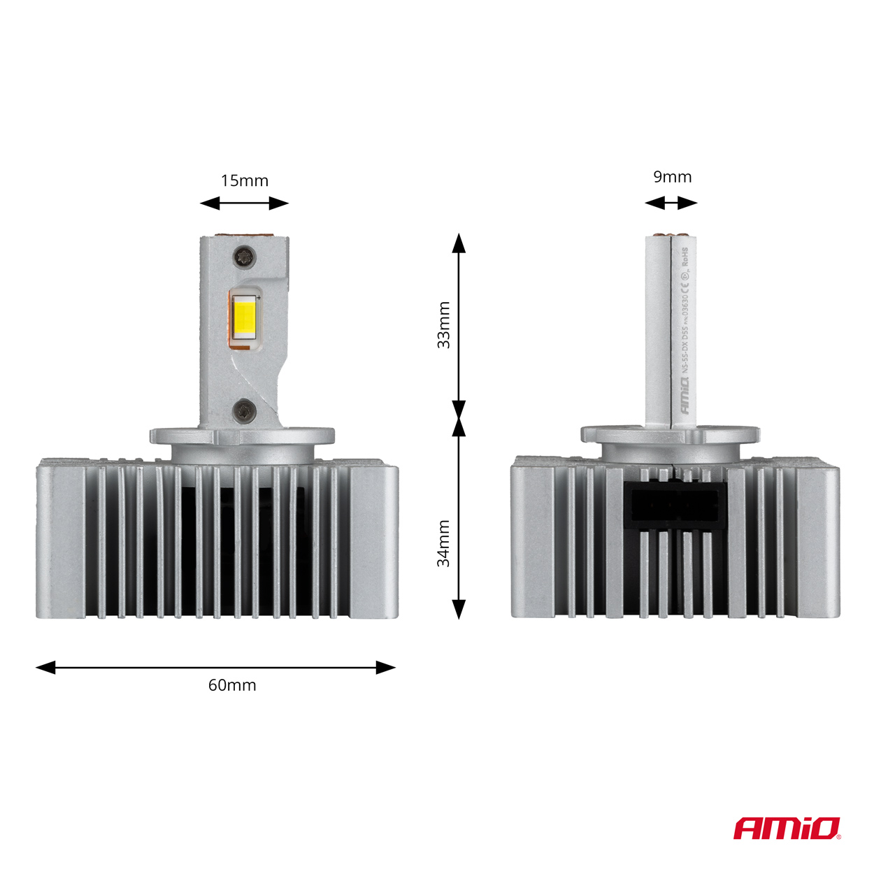 Żarówki żarniki LED seria D-Basic D5S 6000K Canbus — ujęcie 3
