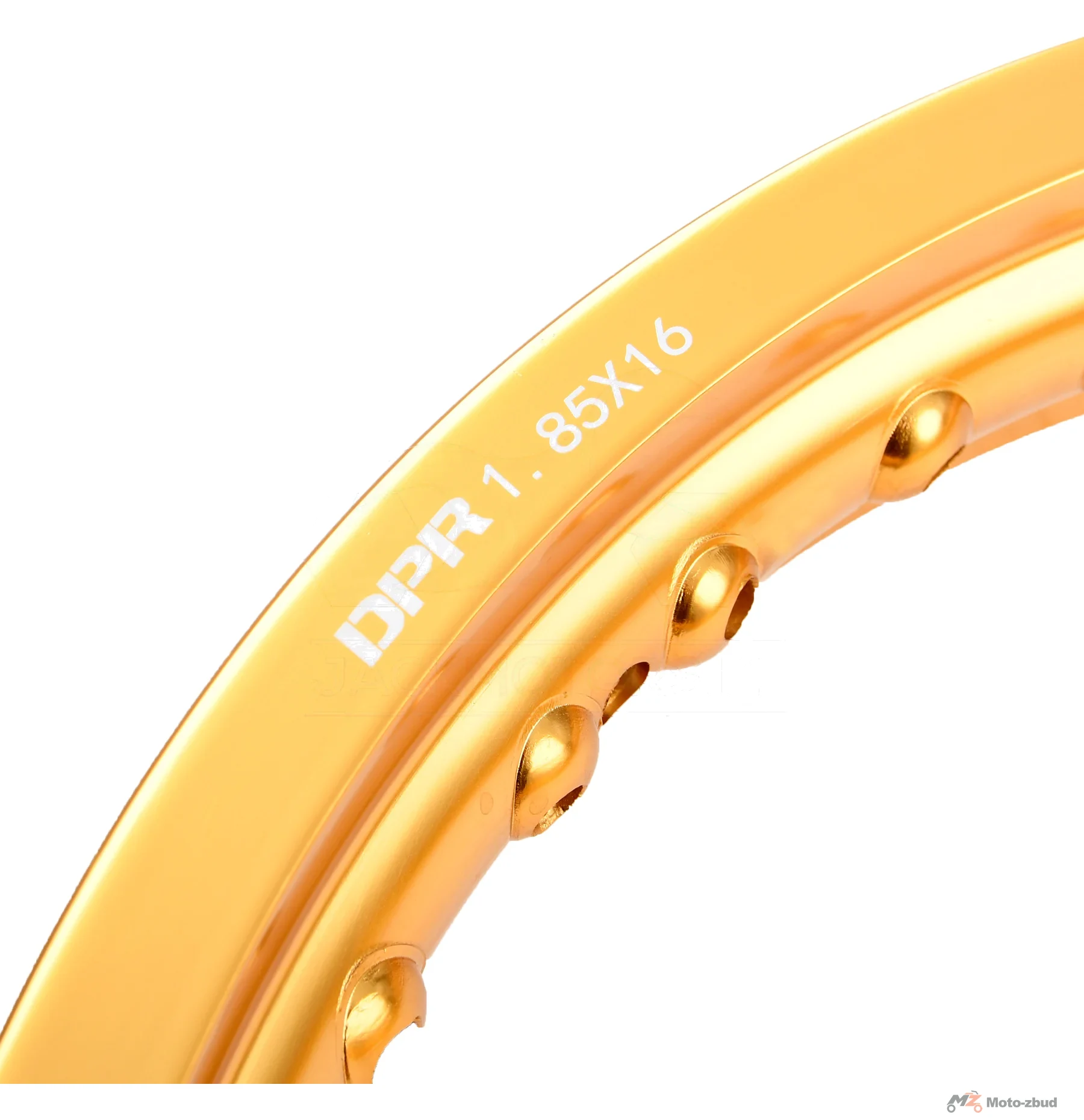Obręcz koła Simson MZ ETZ 1,85 × 16 aluminiowa złota DPR Classic — ujęcie 3