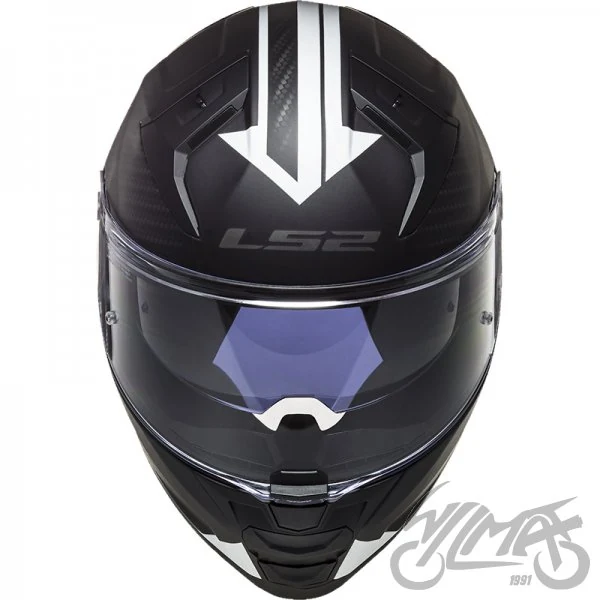 Kask LS2 FF811 Vector II Splitter Black Wh. — rozmiar M — ujęcie 3