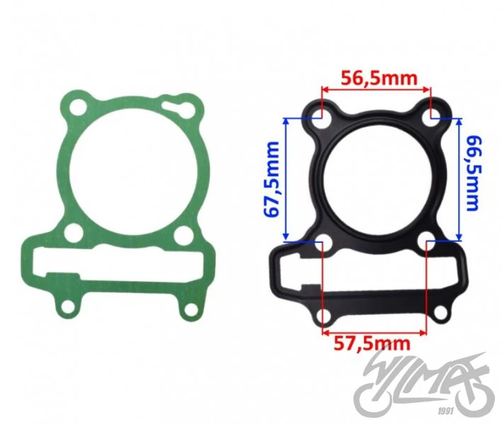 Uszczelki cylindra do LJ125T-8M SYM 125 150 — ujęcie 2
