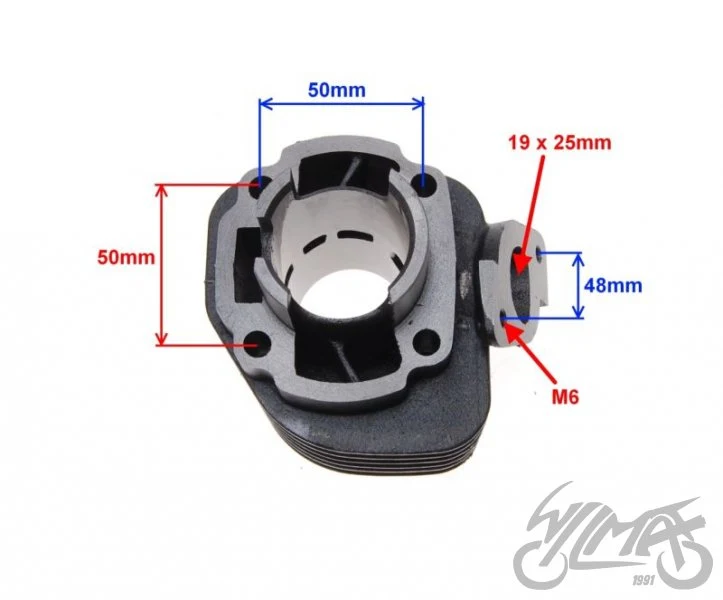 Cylinder 2T EURO 2, sworzeń 12 mm, wariant 50 — AY32013 — ujęcie 4