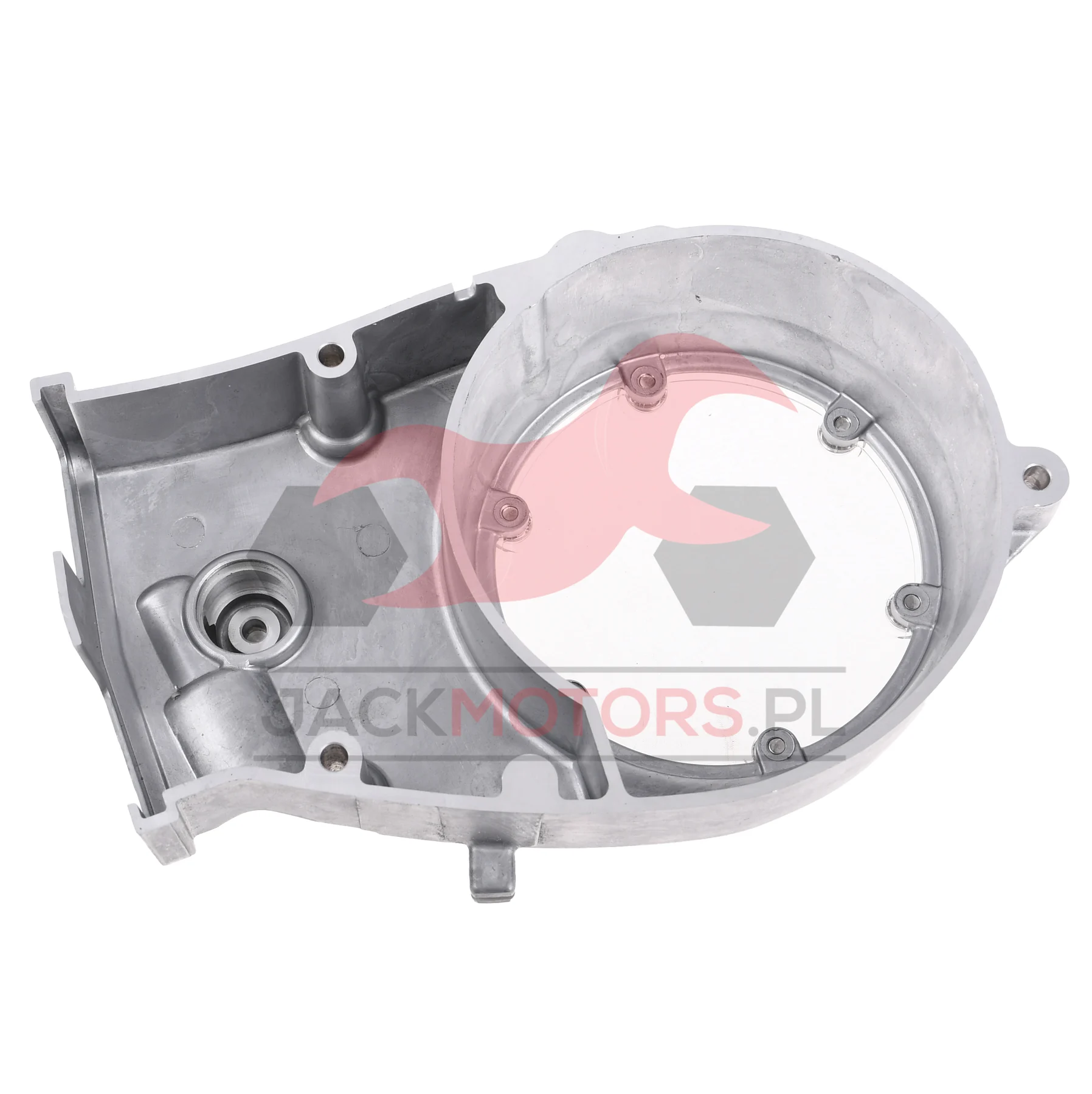 Pokrywa silnika prawa Simson S50 aluminium clear Venandi — ujęcie 4