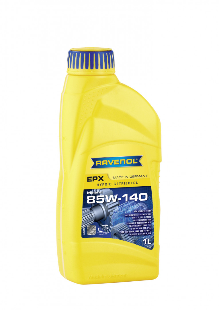 Olej przekładniowy 85W/140 GL-5, mack go-J 1 l RAVENOL 1223211-001-01-999 — ujęcie 2