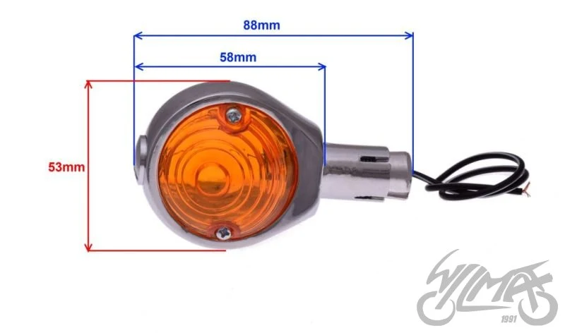 Kierunkowskaz do Harley w kierownicę 7/8″, SV8,5 12 V 18 W — AL60341 — ujęcie 2