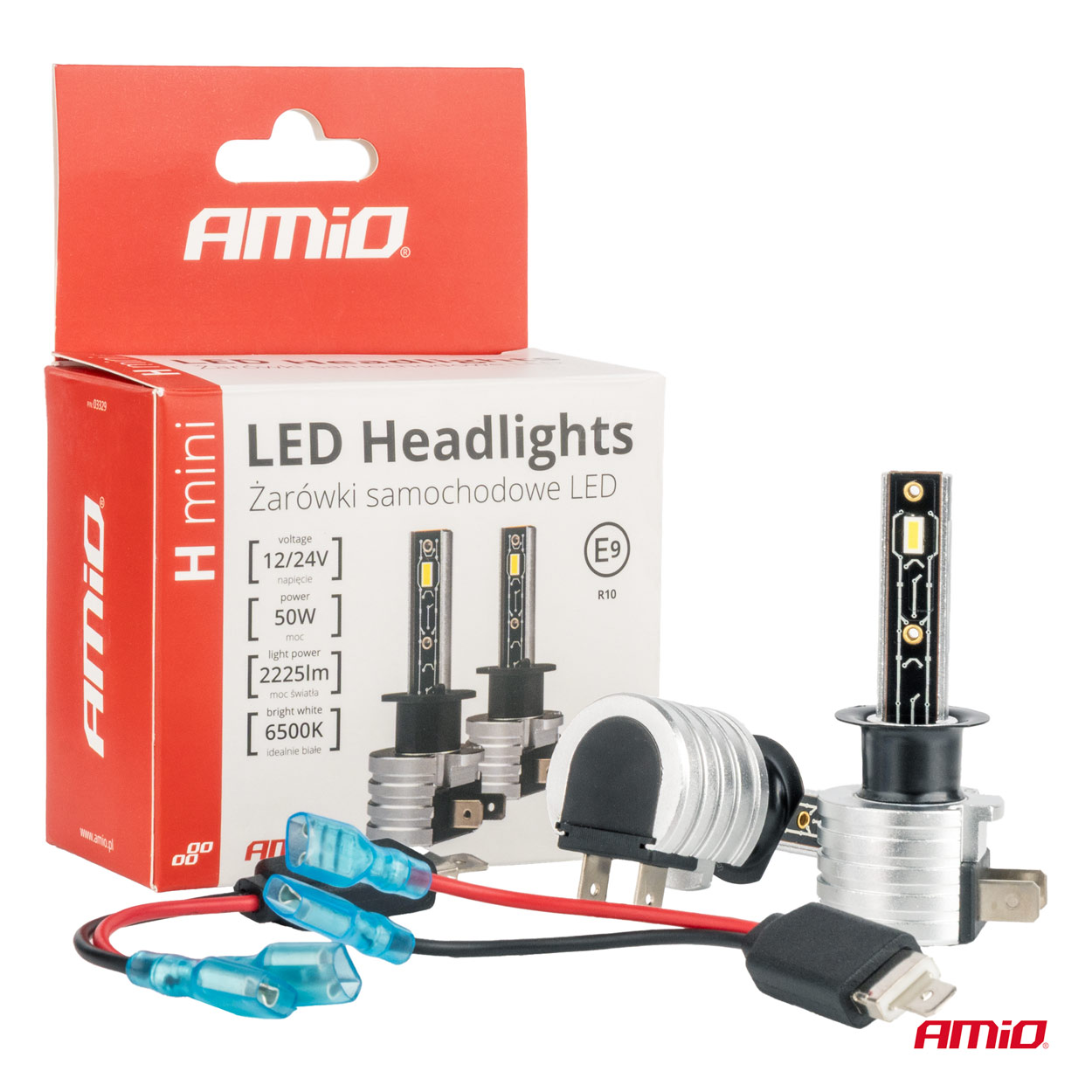 Żarówki samochodowe LED seria H-mini H1 6500K Canbus — ujęcie 4