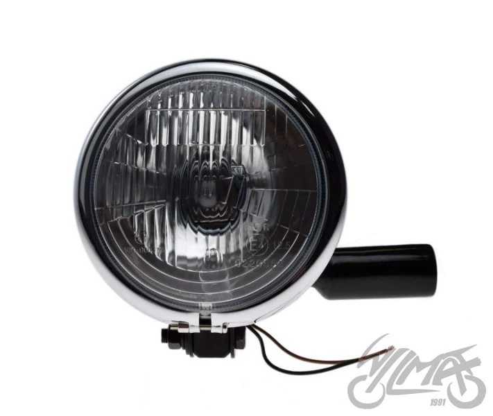 Czarna lampa H4 z chromowaną ramką — AW24336 — ujęcie 2