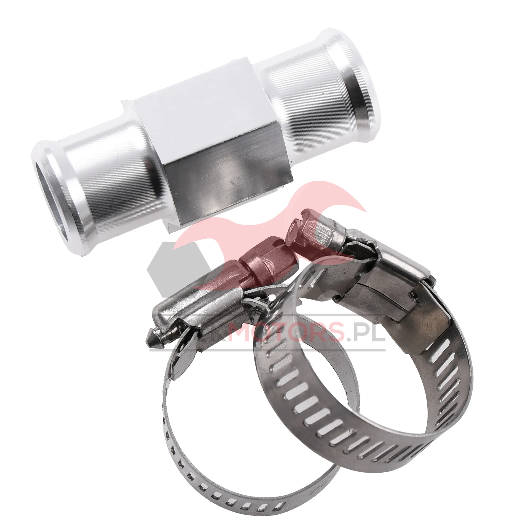 Adapter czujnika temperatury 1/8" 22 mm aluminium CNC srebrny — ujęcie 1