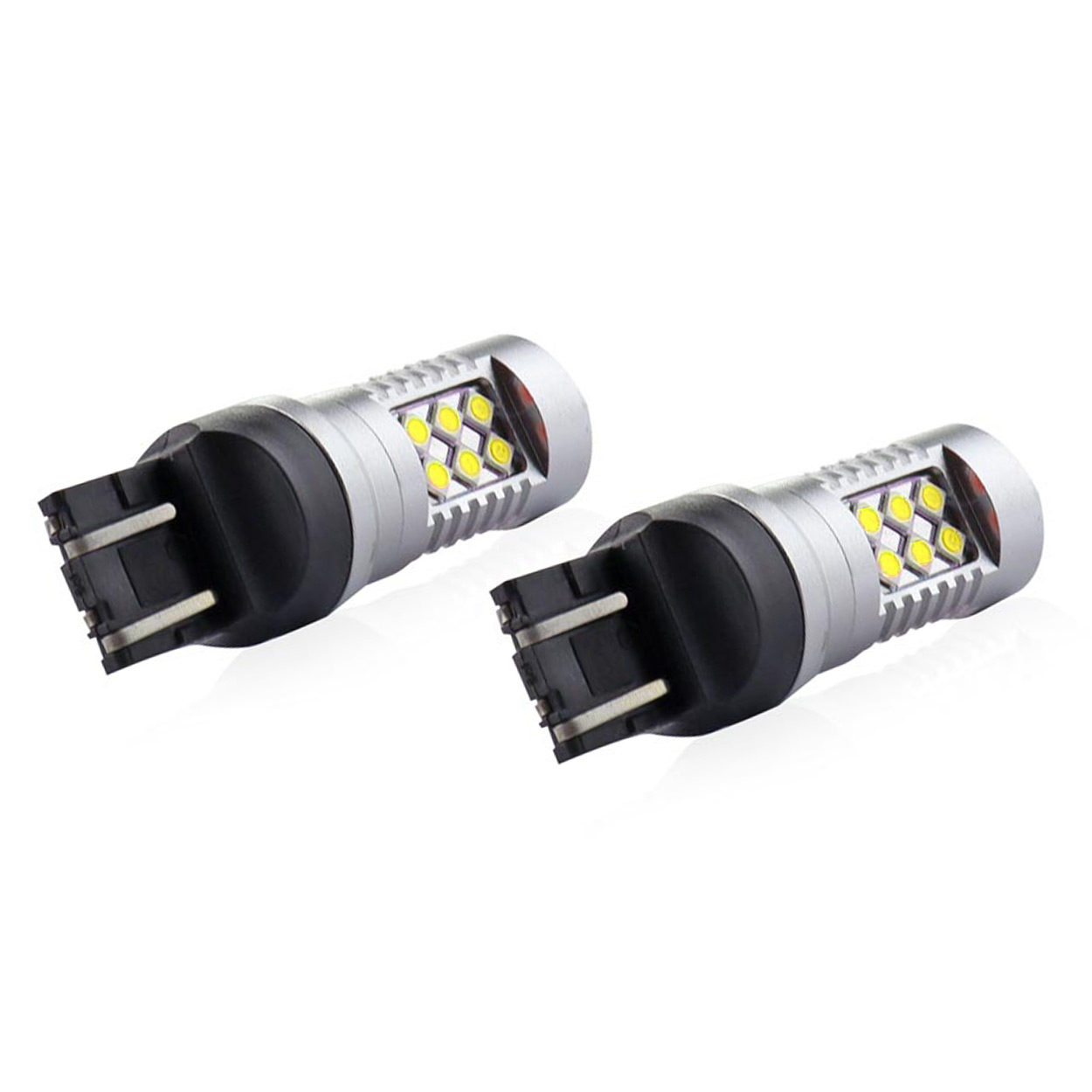 Żarówki LED CANBUS 3030 24SMD T20 7443 W21/5W White 12 V 24 V — ujęcie 3