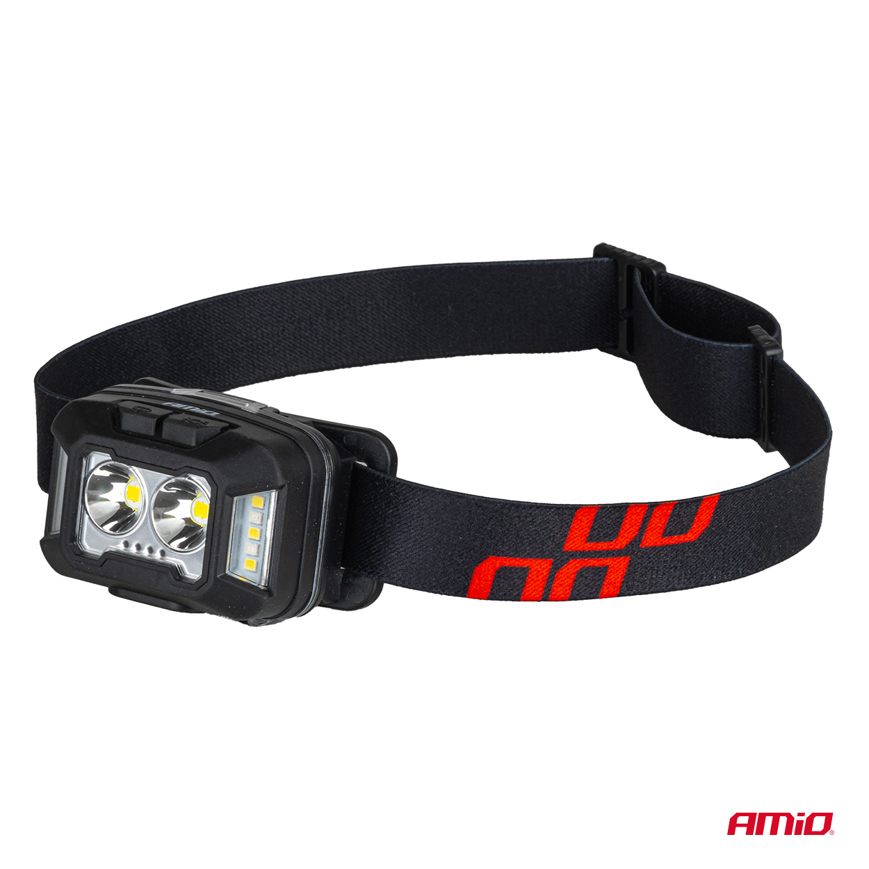 Latarka czołowa akumulatorowa 2xXPG+10SMD 1800 mAh SUPER BRIGHT (BATT) — ujęcie 7