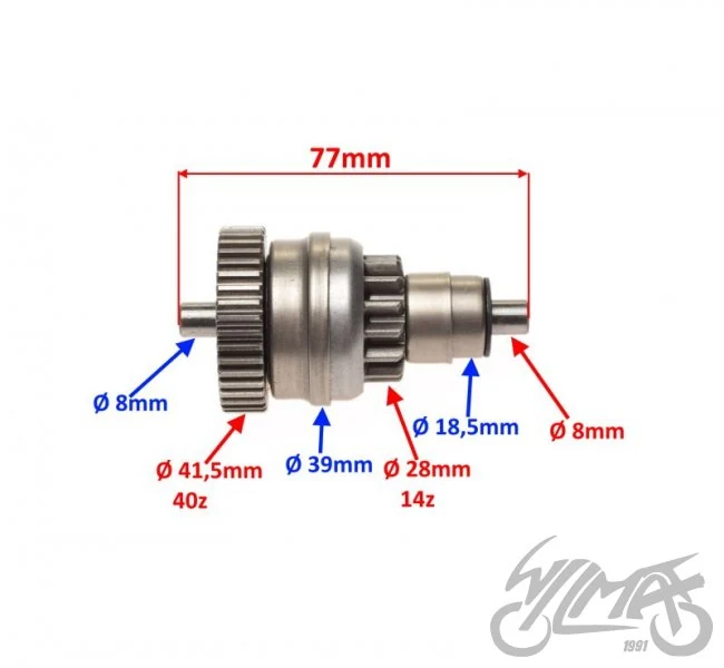 Sprzęgło bendix do Piaggio Liberty 125 — ujęcie 2