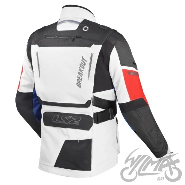 Kurtka LS2 Breakout męska grey Blue red M — ujęcie 2
