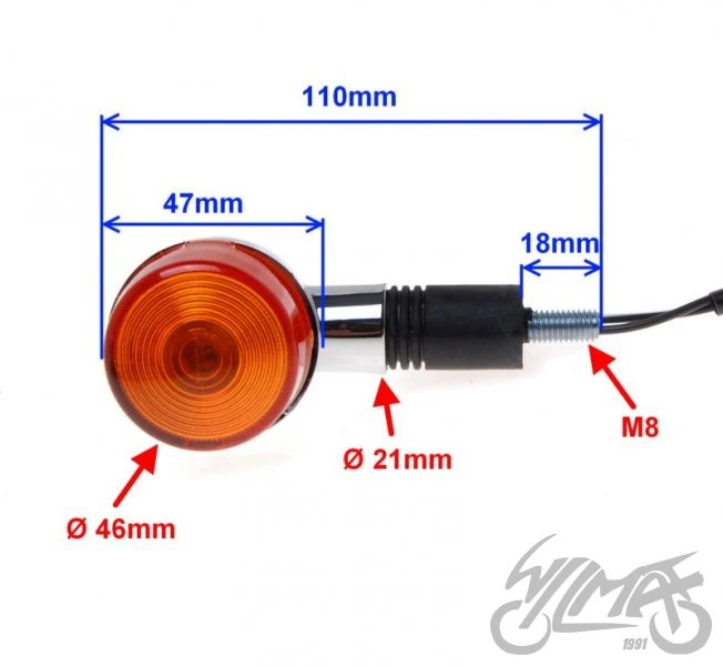 Kierunkowskaz przedni prawy do Suzuki Bandit 250 / 400 — AL1264P — ujęcie 2