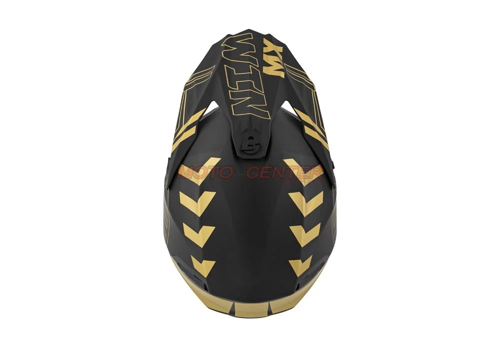 Kask crossowy BLEXX MD-902 czarny/złoty Matowy rozmiar XS Homologacja ECE R22.06 — ujęcie 5