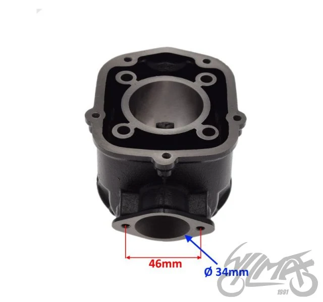 Cylinder do Derbi Aprilia 2006 70 cm³ woda 47,00 — AY3209A — ujęcie 3