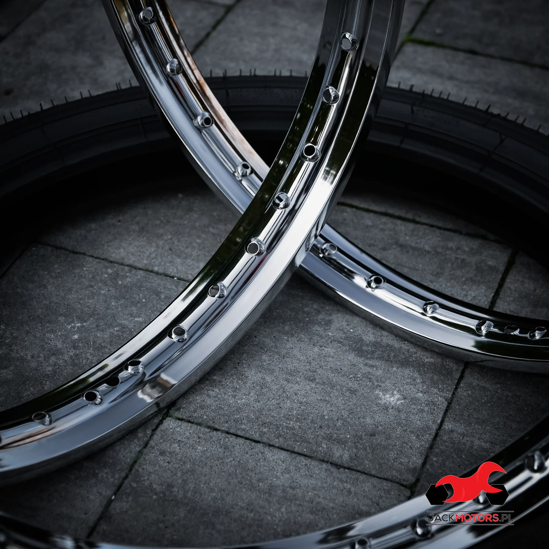 Obręcz koła Romet Komar 19" stalowa chrom zaplot ORG DPR Classic — ujęcie 6