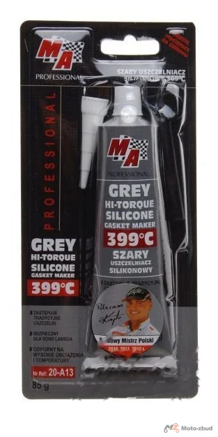Uszczelniacz silikonowy szary 85 g