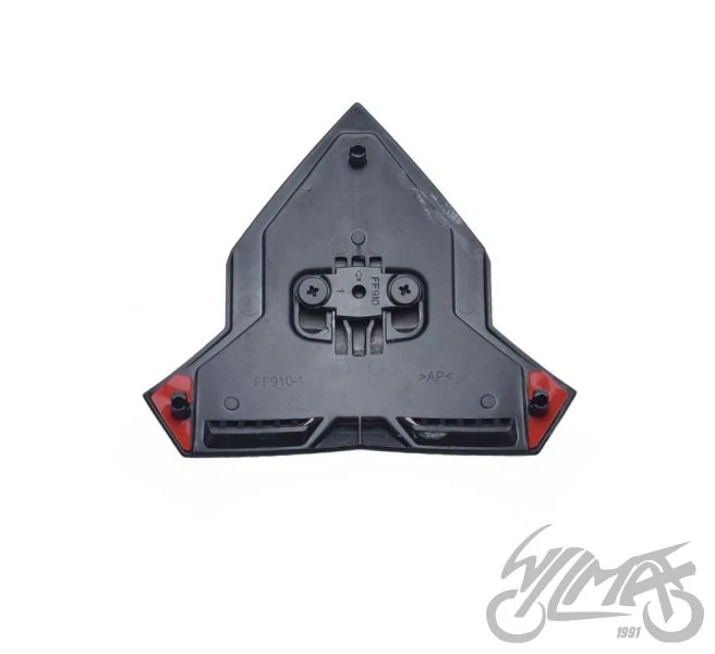 Wlot powietrza górny LS2 FF910 Solid gloss Black — ujęcie 3