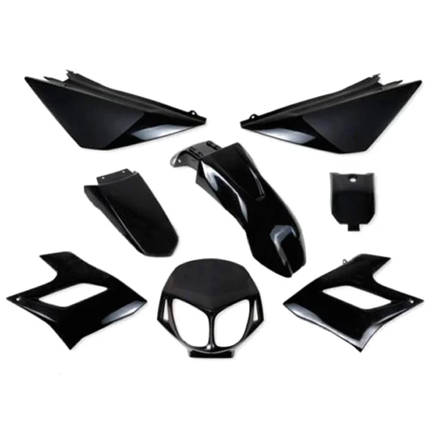 Plastiki Allpro czarne Derbi Senda DRD racing 2004-2010 r. kpl. — ujęcie 1