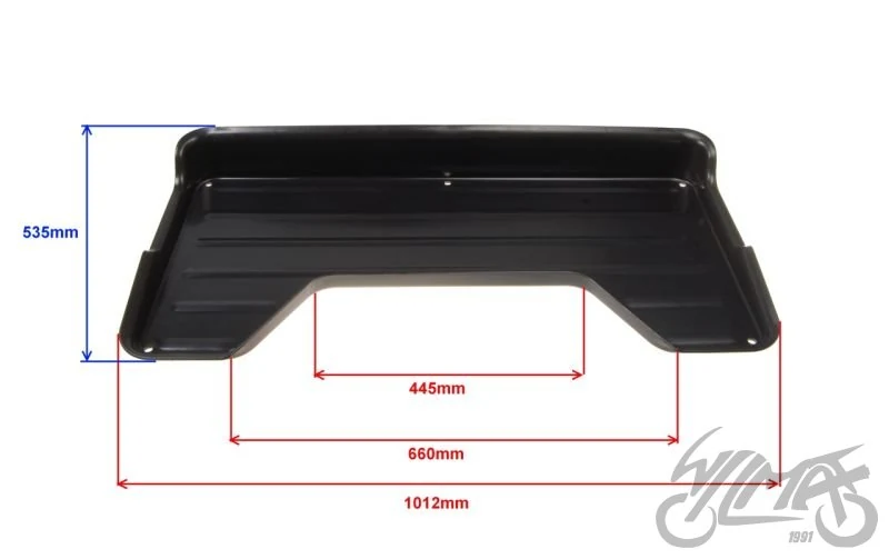 Kufer ATV tył 101 × 53,5 × 12 cm Awina — ujęcie 2