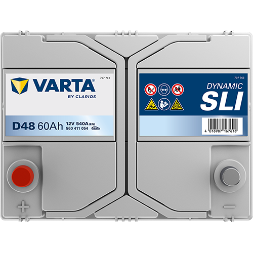 Akumulator 60 Ah 540A 232×173×225/L+ Varta 560411054K262 — ujęcie 4
