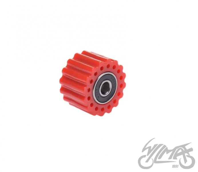 Rolka prowadząca łańcucha 38 mm — otwór 8 mm, czerwona, AW567741 — ujęcie 1
