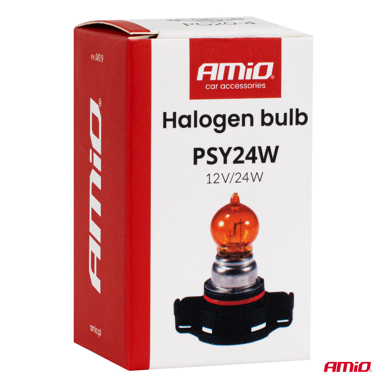 Żarówka halogenowa PSY24W 12 V 24 W PG20-4 AMBER — ujęcie 5