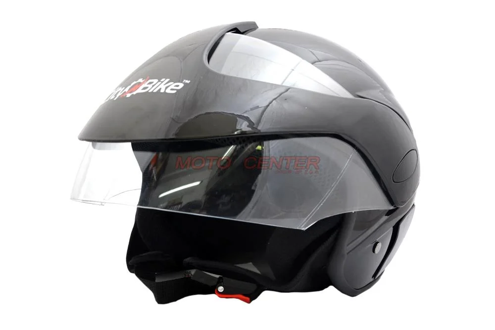 Kask otwarty City-Bike WL-703 czarny połysk S — ujęcie 2