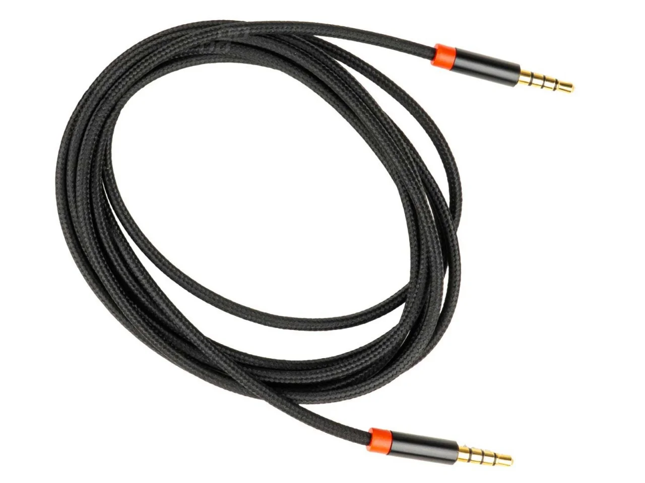 Kabel AUX MINI JACK 3,5mm oplot 200cm — ujęcie 4