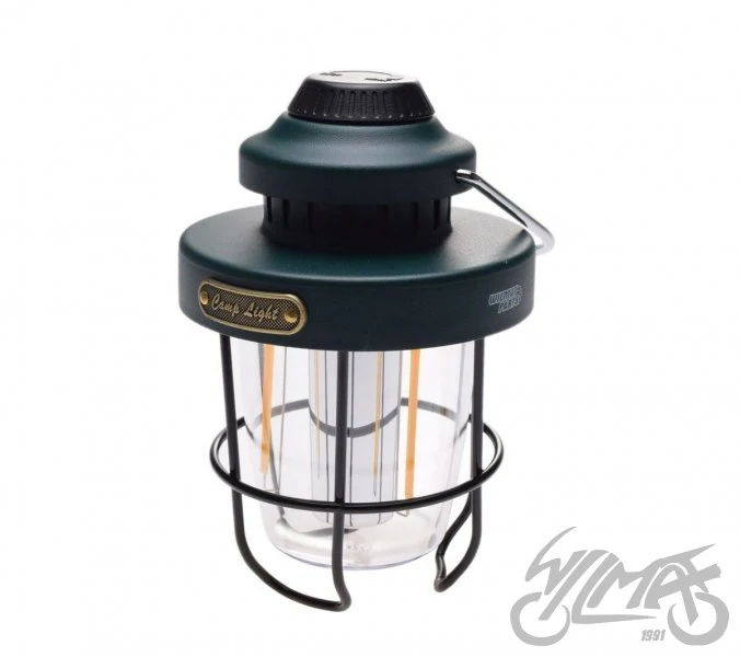 Lampa retro camping zielona — ujęcie 2