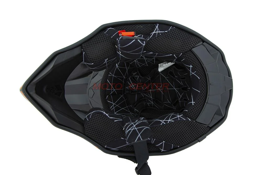 Kask crossowy BLEXX MD-902 czarny/pomarańczowy Matowy rozmiar XS Homologacja ECE R22.06 — ujęcie 7